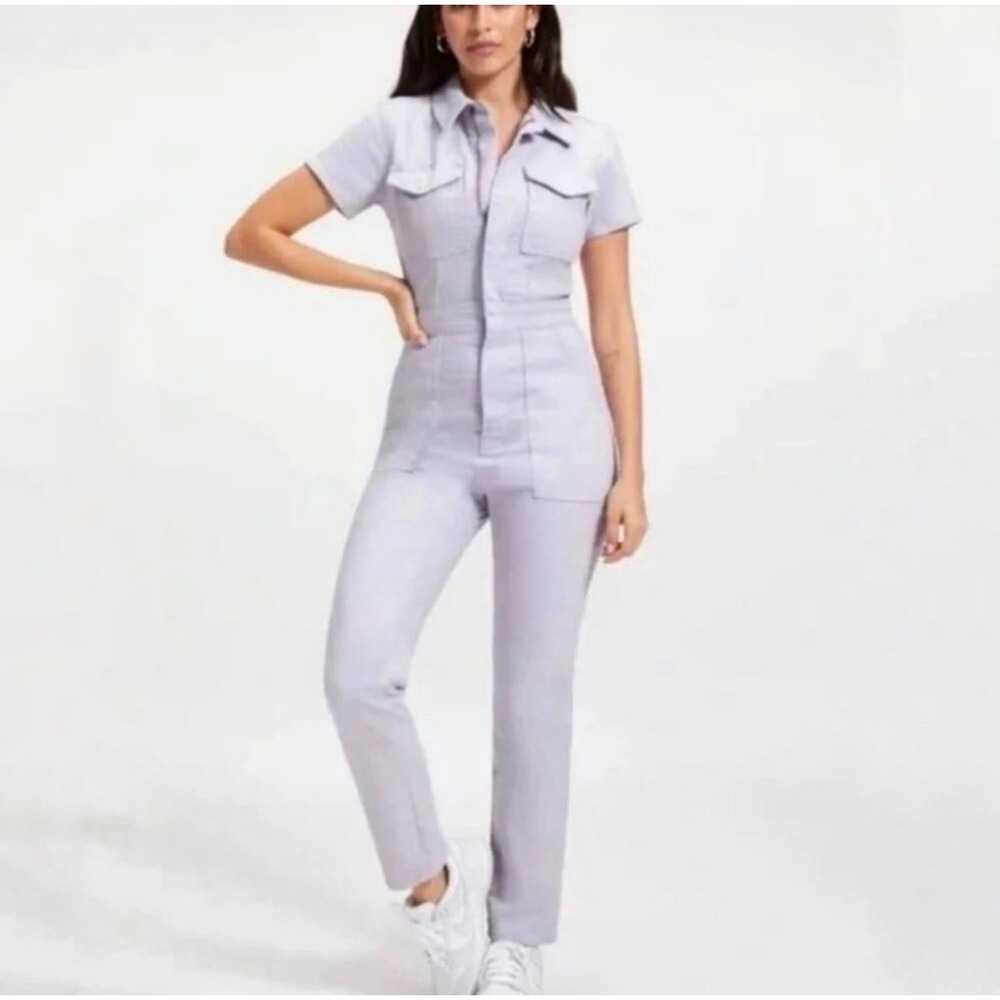 Good American The Fit For Success Jumpsuit in Lilac Mist001 Size 1/ Small